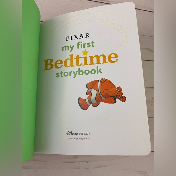My First Bedtime Storybook Disney Pixar Padded Hardcover Up Ratatouille Nemo - Picture 4 of 12